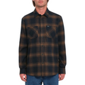 Netastone Flanell-Langarmshirt Schwarz