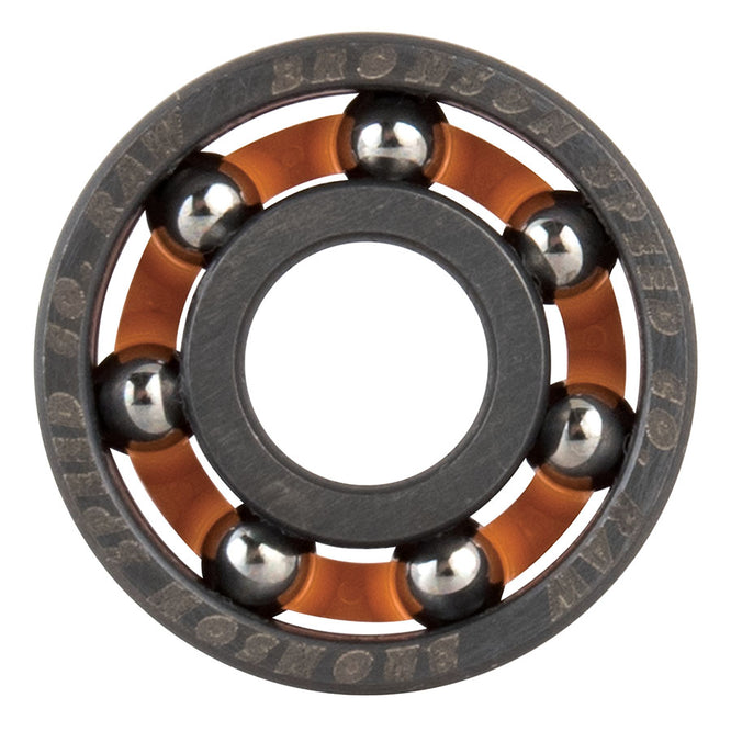 Raw shieldless bearings