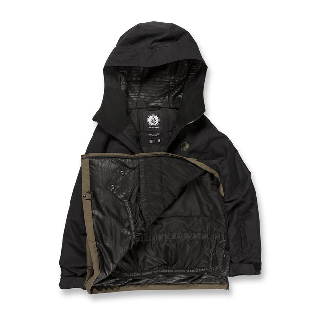 Kids Sluff Ins Pullover Snowboard Jacket Dark Teak